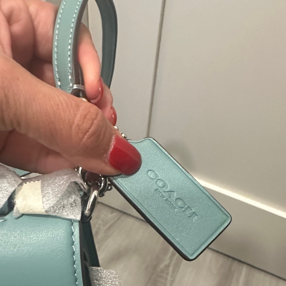 Coach GLV Juno Aquamarine Crossbody/Shoulder/Top Handle Bag - Picture 7 of 14